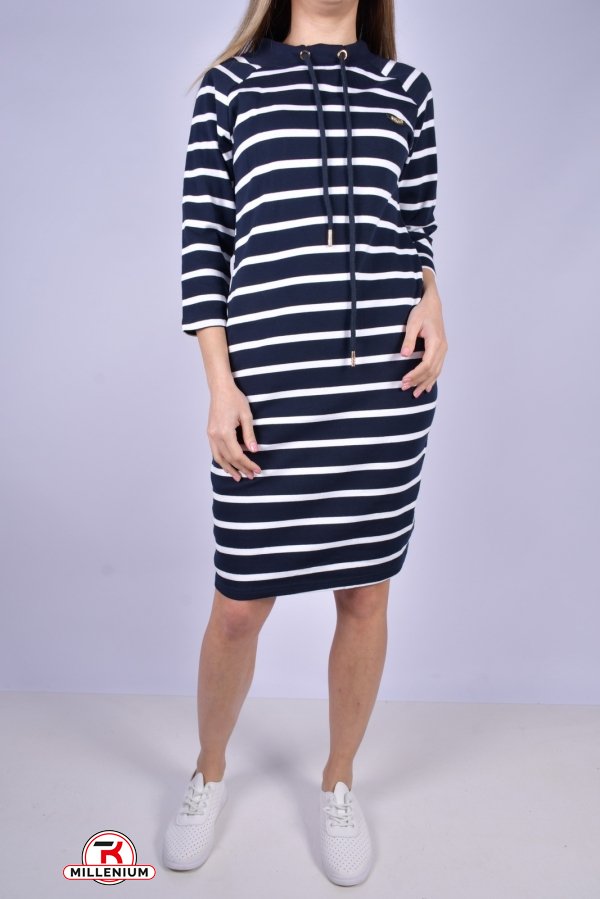 Сукня жіноча трикотажна (кол. синій/білий) Розмір в наявності : 40 арт.2022-50