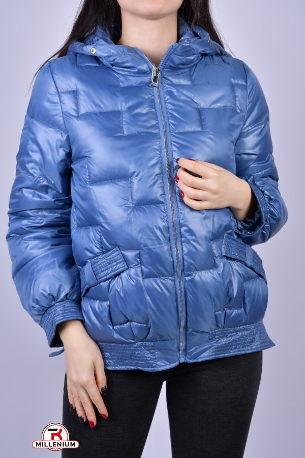 Куртка жіноча з плащівки демісезонна (кол. синій) Розміри в наявності : 42, 44 арт.806
