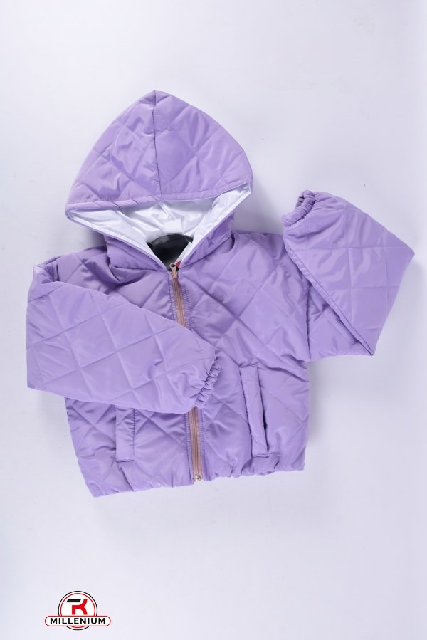Курточка для девочки (цв.сиреневый) болоневая "Child Dreams" Рост в наличии : 158 арт.2288