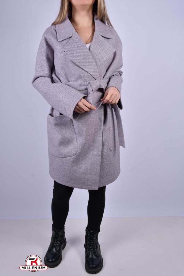 Пальто женское кашемировое (цв.св/розовый) Размеры в наличии : 50, 54 арт.2071