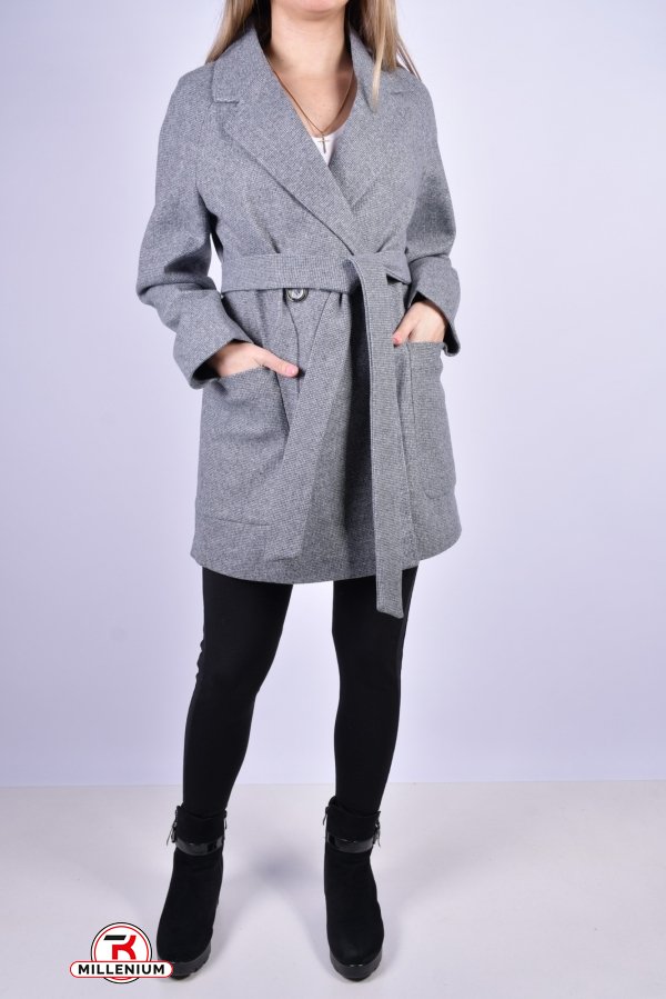 Пальто женское кашемировое (цв.серый) Размеры в наличии : 44, 46, 48, 50 арт.5516