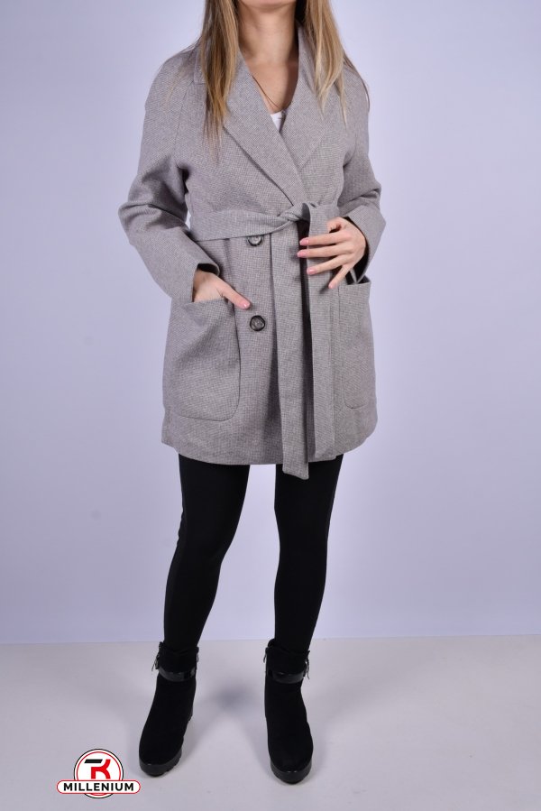 Пальто женское кашемировое (цв.коричневый) Размеры в наличии : 46, 48, 50 арт.5516