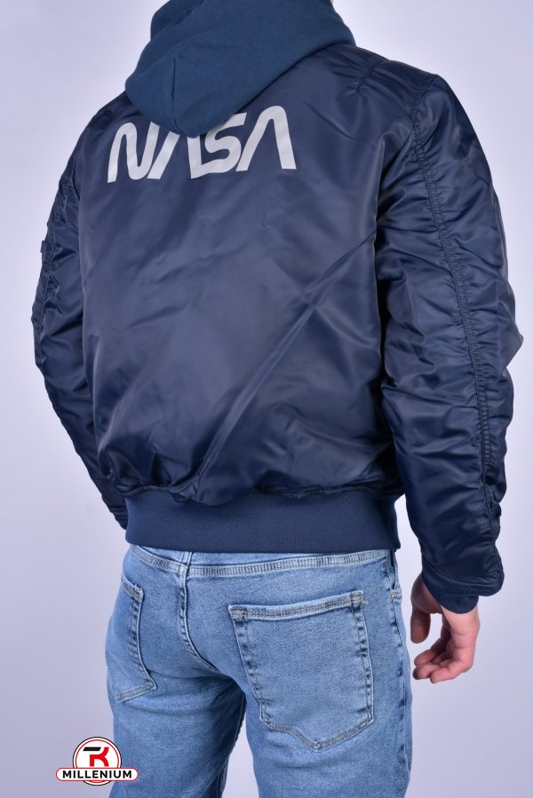 Куртка чоловіча (кол. т. синій) демісезонна "Alpfa Industries" Розміри в наявності : 48, 58 арт.21M-50TC