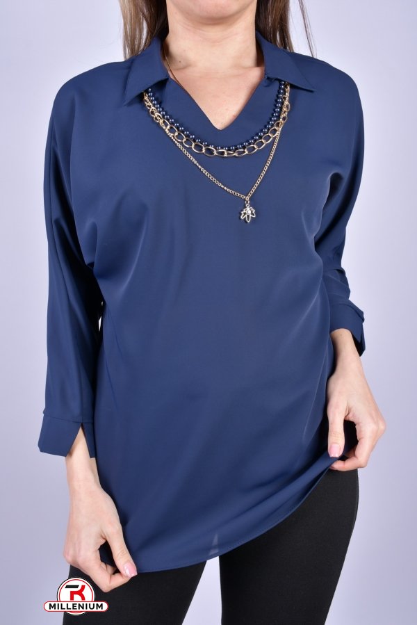 Блузка женская (цв.т.синий) "ESAY" Размер в наличии : 40 арт.9232