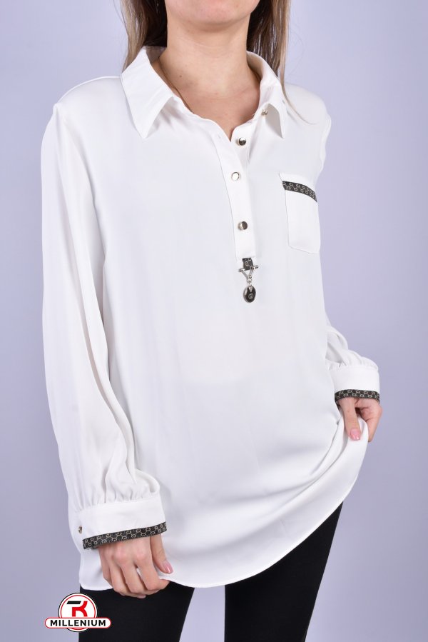 Блузка жіноча (кол. білий) "BLV" Розмір в наявності : 50 арт.9308B