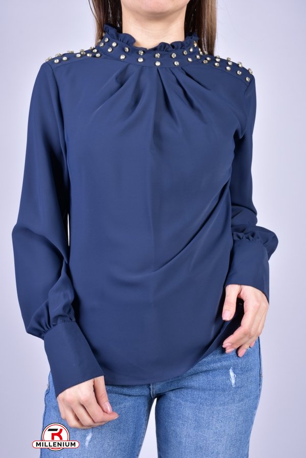 Блузка женская (цв.т.синий) "ESAY" Размеры в наличии : 40, 42, 44 арт.9019