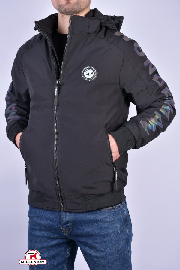 Куртка мужская (col.1) из плащевки демисезонная "PANDA" Размер в наличии : 48 арт.L7811