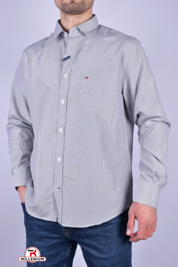Рубашка мужская (цв.серый)  Размеры в наличии : 46, 50, 52 арт.654013