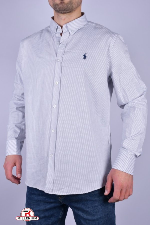 Рубашка мужская (цв.белый) "POLO" Размер в наличии : 52 арт.CMK-864