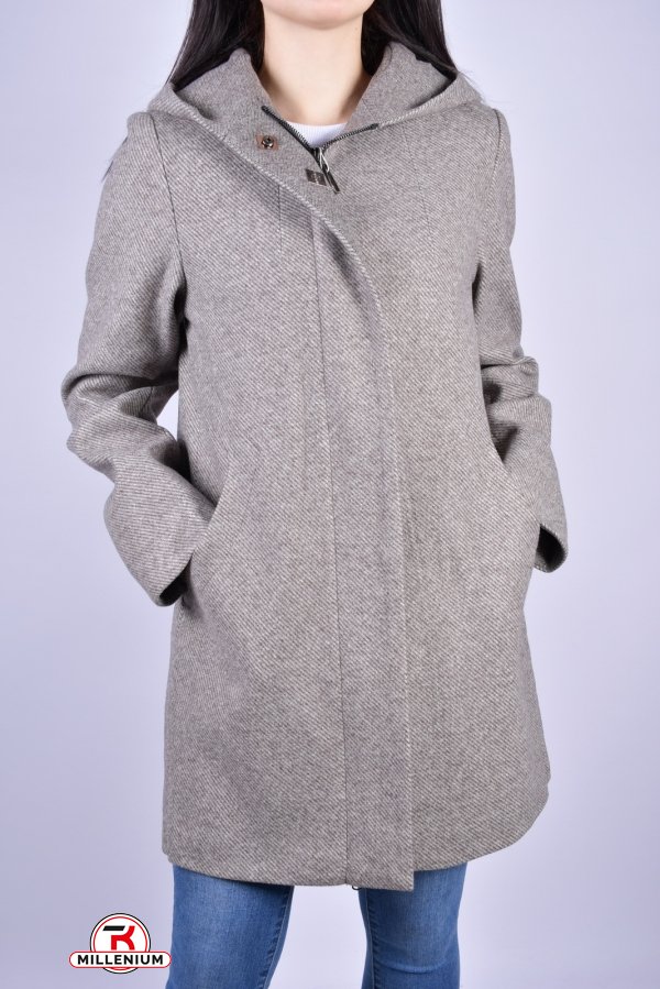 Пальто женское демисезонное (цв.серый) Размер в наличии : 44 арт.2058