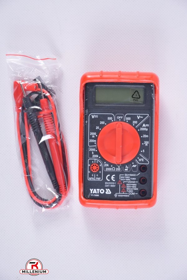Мультиметр для вимірювання електричних параметрів (цифровий) арт.YT-73080