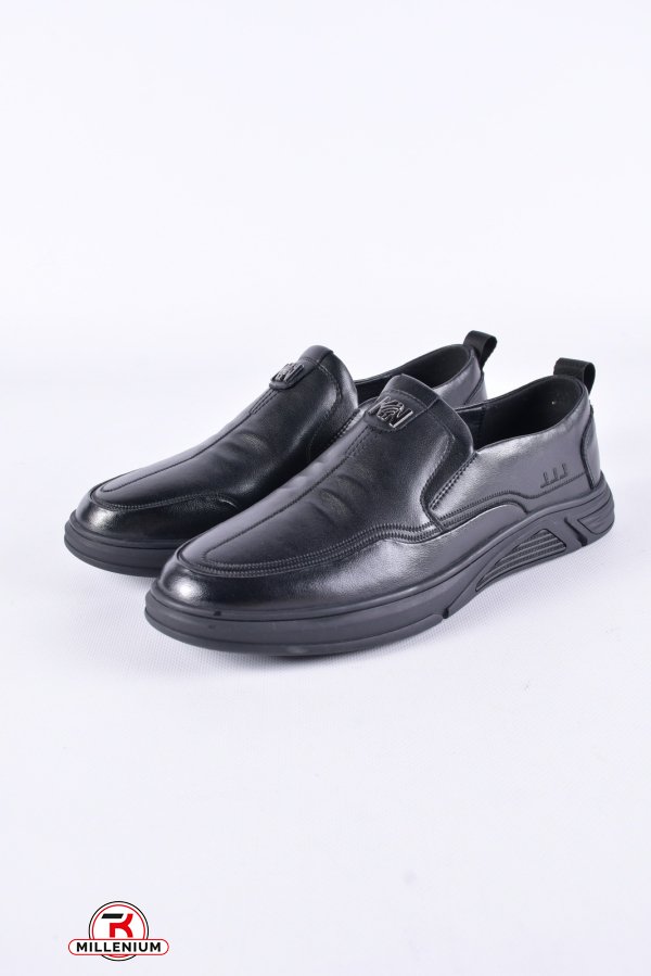Туфли-слипоны мужские из натуральной кожи "YALASOU" Размеры в наличии : 42, 44 арт.YH3027