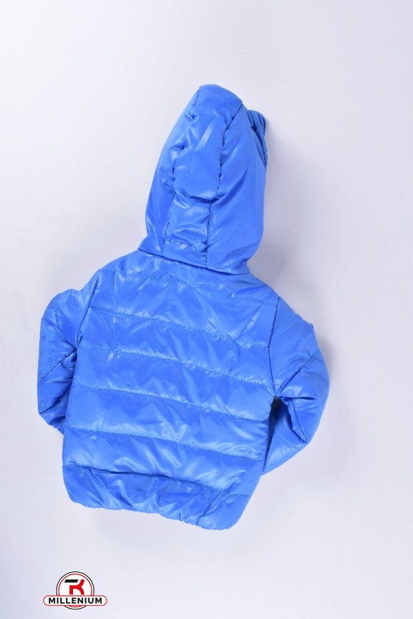 Куртка для дівчинки (кол. блакитний) демісезонна з плащівки Зріст в наявності : 92 арт.Chanel