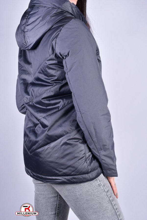 Куртка женская демисезонная (цв.серый) болоневая "D.S" Размеры в наличии : 42, 44 арт.M21036