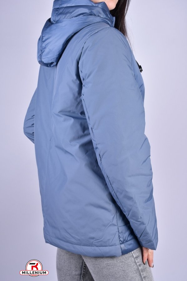 Куртка жіноча демісезонна (кол. синій) з плащівки "DS" Розміри в наявності : 48, 50, 56 арт.M21007