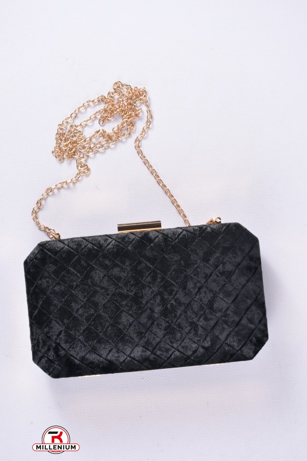 Клатч-кошелек женский (цв.черный) размер 21/12/4 см арт.790