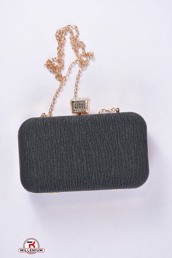 Клатч-кошелек женский (цв.черный) размер 19/11/4 см арт.20918