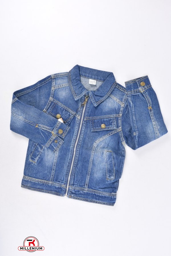 Піджак джинсовий для хлопчика (кол. синій) Зріст в наявності : 116, 128 арт.2896