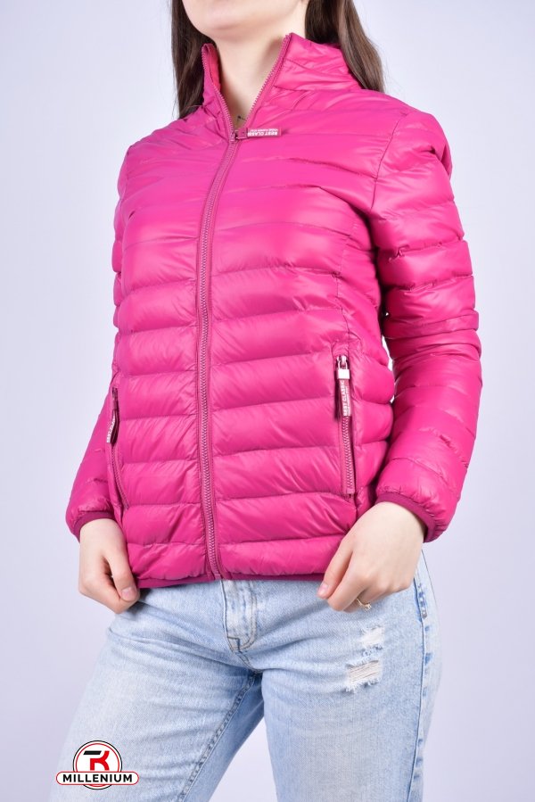 Куртка жіноча демісезонна (кол. малиновий) Розміри в наявності : 40, 42, 44, 46, 48 арт.5859
