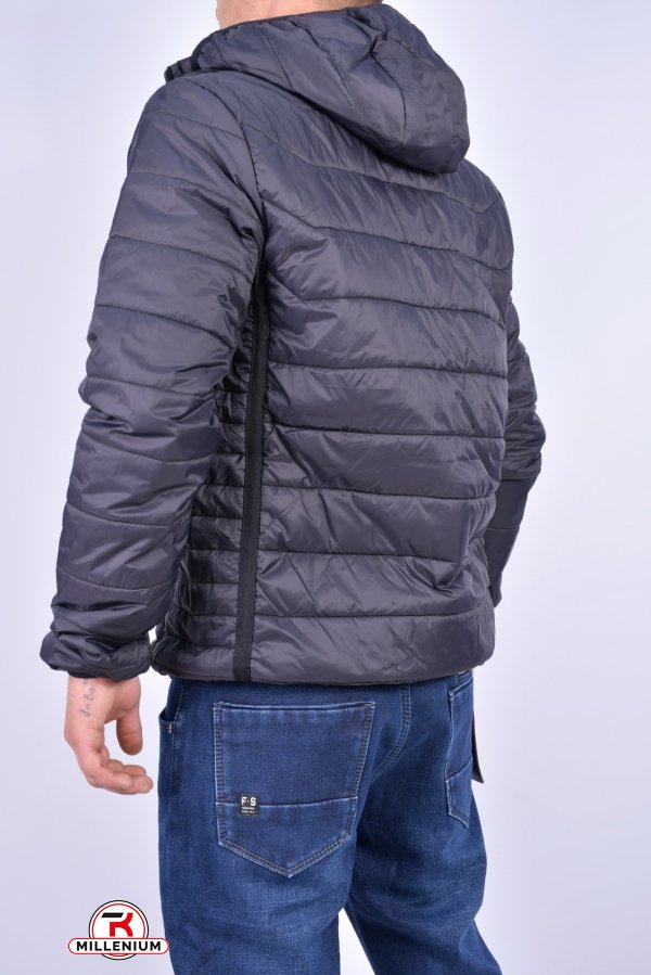 Куртка чоловіча (кол. чорний) демісезонна з плащової тканини "Remain" Розмір в наявності : 46 арт.8017