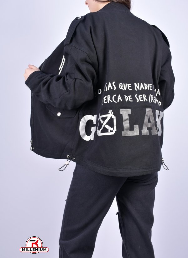 Куртка женская (col.010) джинсовая "T.YCamille" (модель OVERSIZE) Размер в наличии : 50 арт.F-678