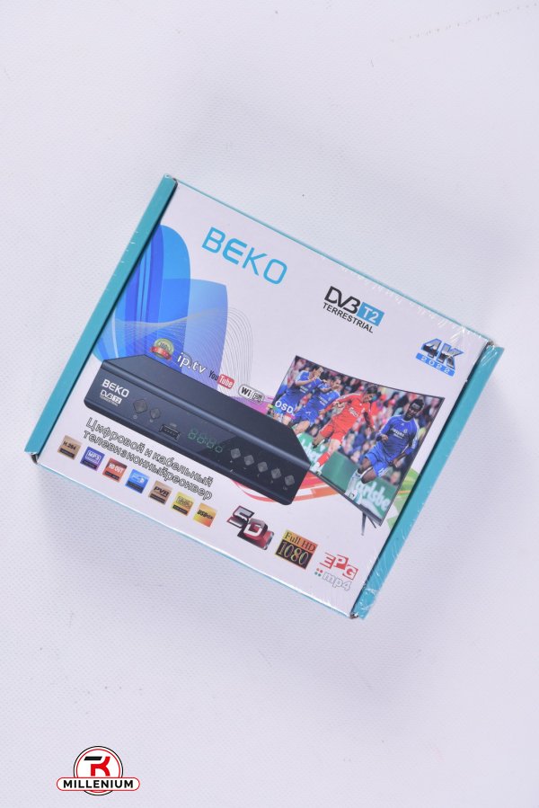 Цифровий ефірний приймач з екраном DVB-T2 "BEKO" арт.BK-2020