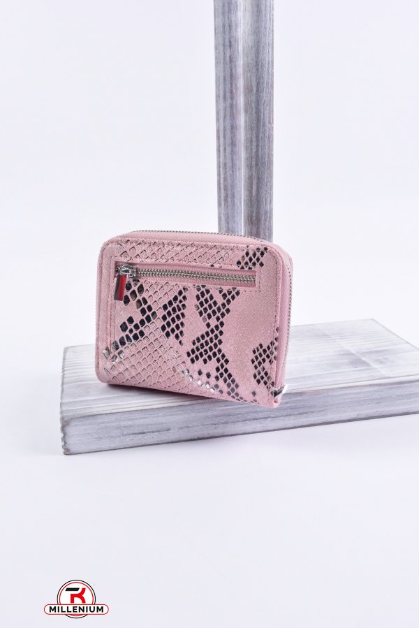 Гаманець жіночий з натуральної замші (color.pink) розмір 12/8 см. Alfa Ricco арт.AR6123B19SW