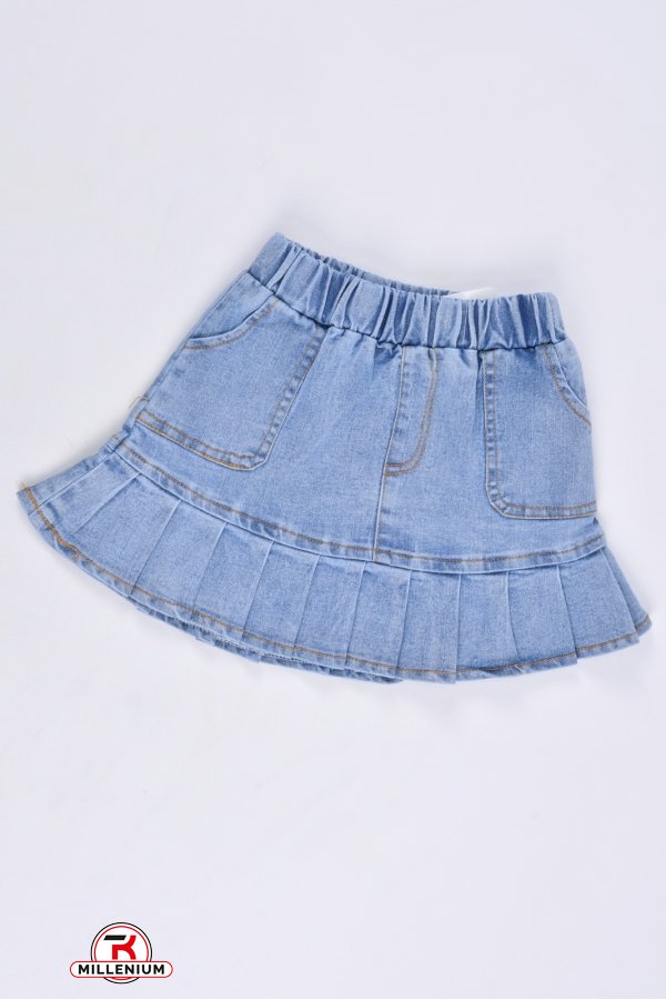 Юбка для девочки джинсовая (цв.синий) Рост в наличии : 104, 110, 116 арт.2031