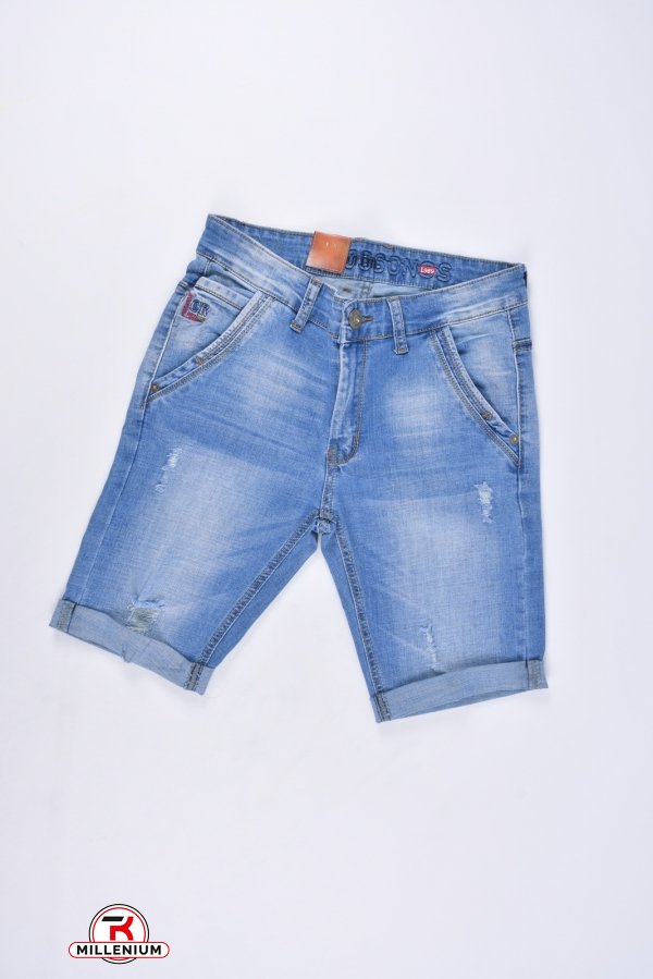 Шорти для хлопчика джинсові (юніор) CROSSNESS Розміри в наявності : 27, 28, 29, 30, 31, 32, 33, 34 арт.CR2072B