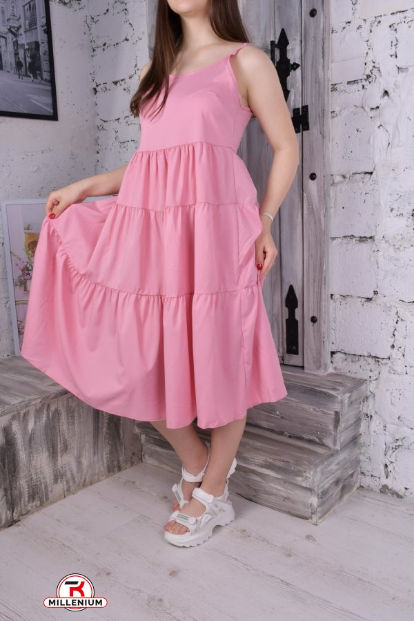 Сукня жіноча (кол. рожевий) Розміри в наявності : 42, 46, 48 арт.715