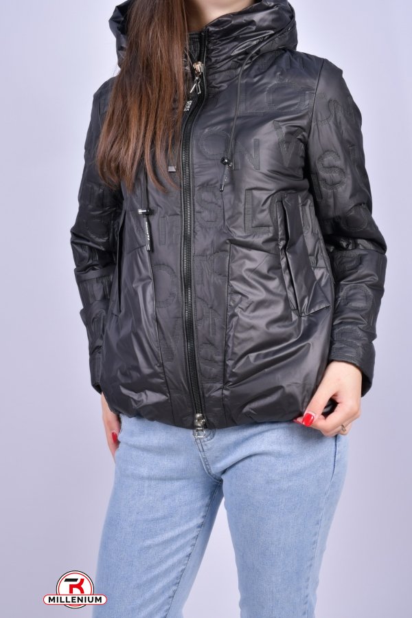 Куртка женская из плащёвки демисезонная (color C001) HaiLuoZi Размеры в наличии : 42, 46, 48 арт.BM7051