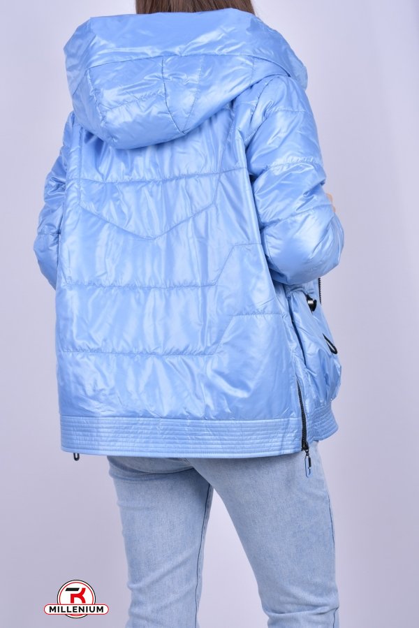 Куртка жіноча з плащівки демісезонна (color A026) HaiLuoZi Розміри в наявності : 42, 52 арт.BM7089