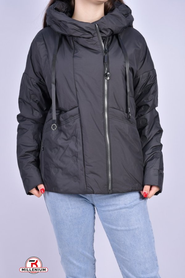 Куртка женская из плащёвки демисезонная (color C001) HaiLuoZi Размеры в наличии : 50, 52, 58 арт.BM7088