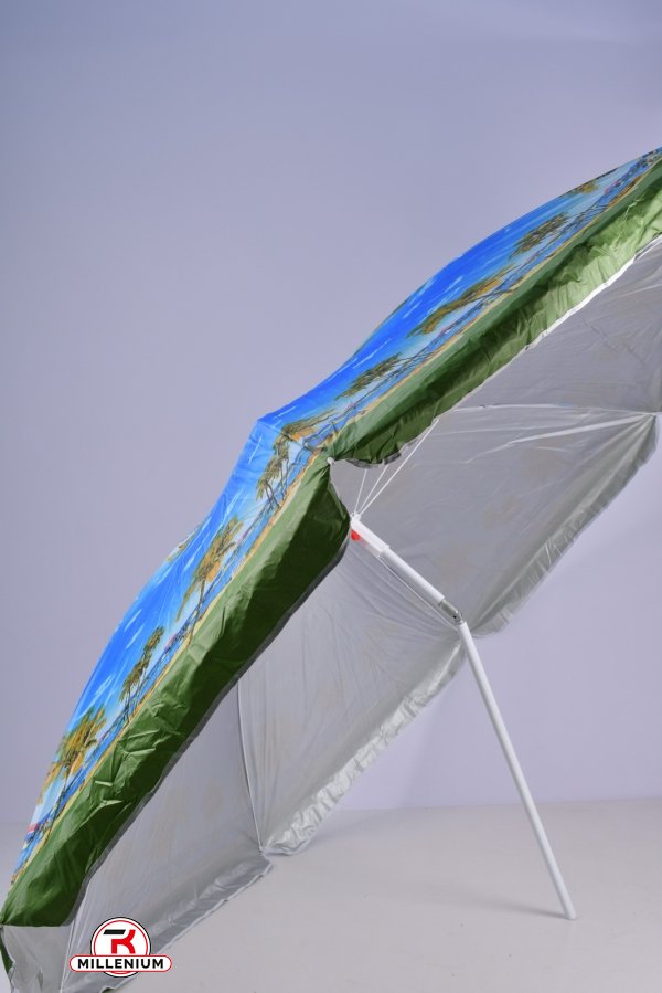Зонт пляжний діаметр 200см (спиця) арт.W-51-6