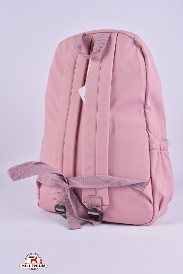 Рюкзак з плащової тканини (кол. рожевий) розмір 29/41/12 см арт.802