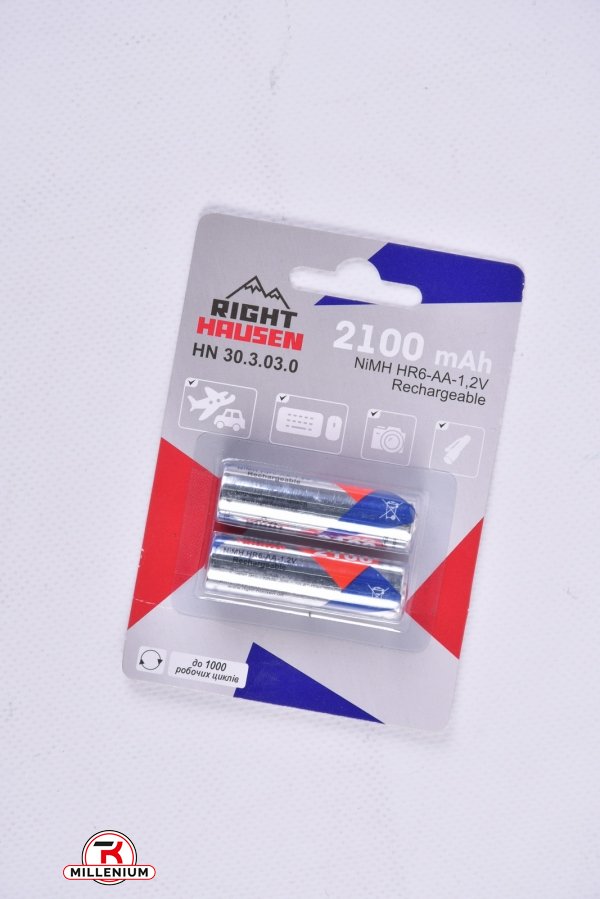 Аккумулятор Right Hausen 2100 mAh R06 -цена за 2 шт арт.HN-303030