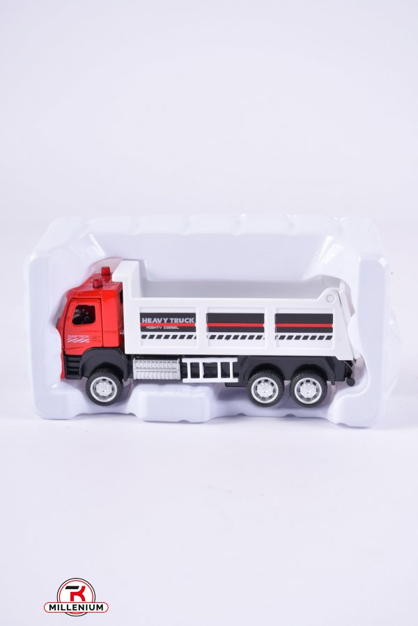 Машина металева "Автопром" VOLVO DUMP TRUCK (1:72) у коробці 13,5/7,5см арт.67388K