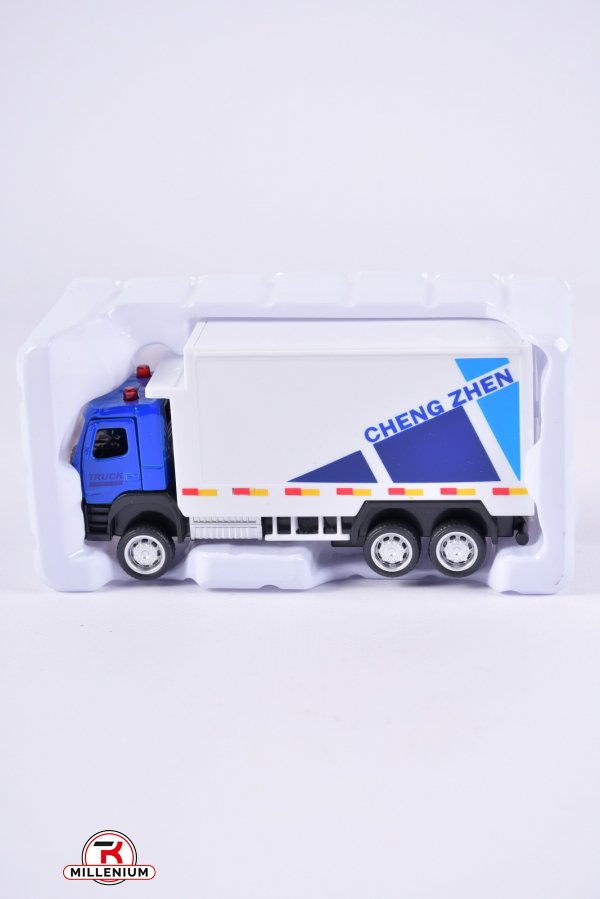 Машина металева "Автопром" VOLVO CANTAINER (1:72) у коробці 13,5/7,5см арт.67390K