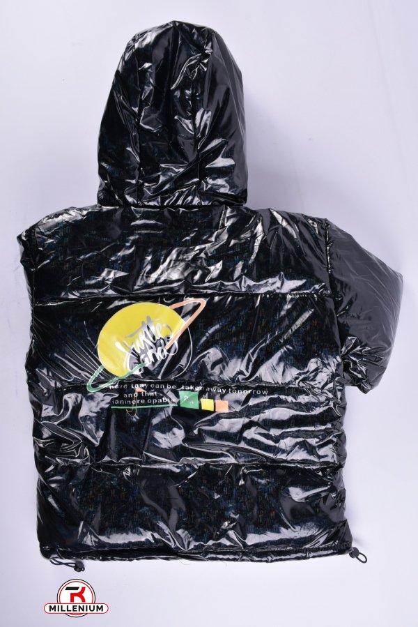 Куртка демисезонная для девочки (цв.черный) Объем в наличии : 110 арт.4N