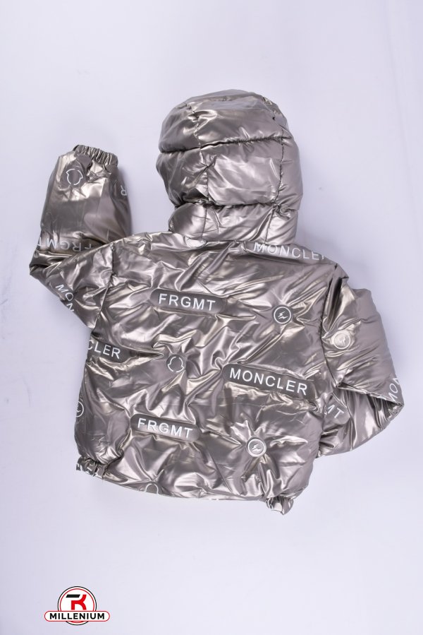 Куртка демисезонная для девочки болоневая Рост в наличии : 86, 92, 98, 104 арт.MONCLER