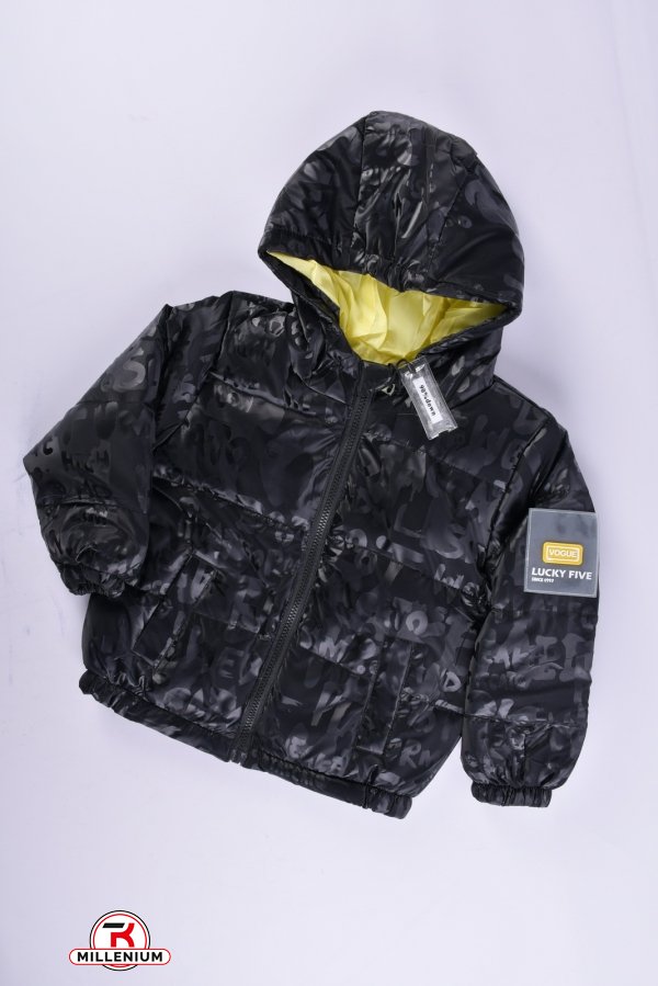 Куртка демисезонная (цв.черный) для девочки болоневая Рост в наличии : 98, 104, 116, 122 арт.06