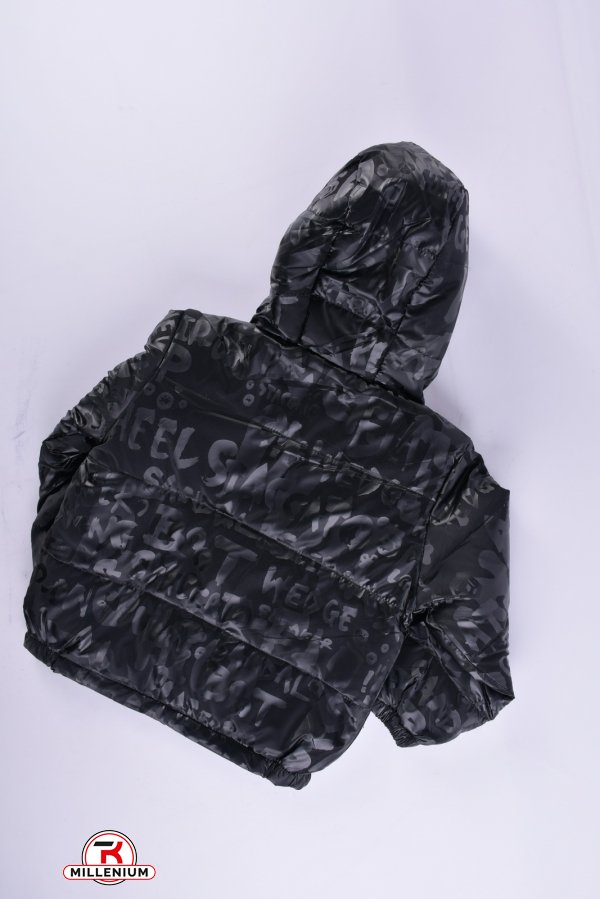 Куртка демисезонная (цв.черный) для девочки болоневая Рост в наличии : 98, 104, 116, 122 арт.06