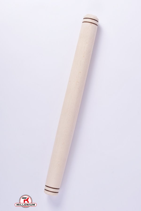 Скалка для розкочування тіста (дерев'яна) розмір 40 см арт.2025
