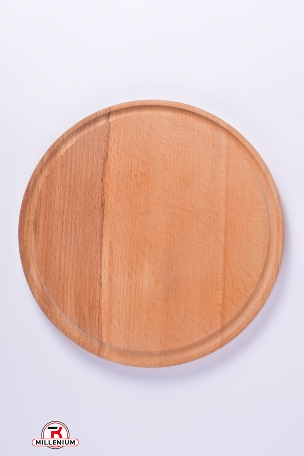 Дошка кругла дерев'яна обробна діаметр 26 арт.1438