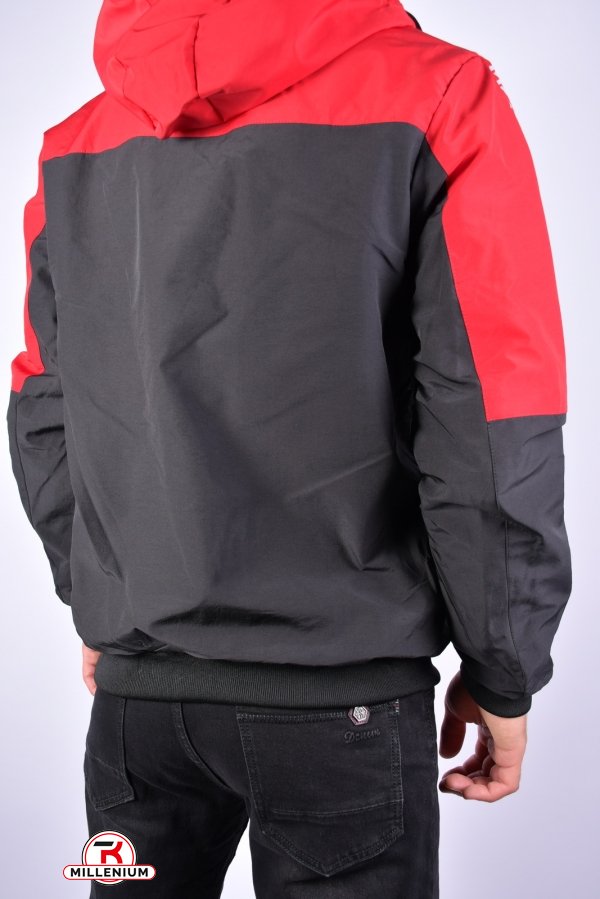 Куртка чоловіча демісезонна (кол. бордовий/чорний) двох стороння Розміри в наявності : 46, 48 арт.EM2366