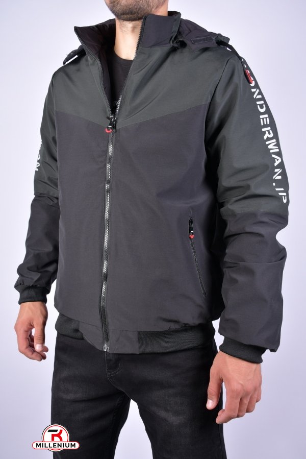Куртка чоловіча демісезонна (кол. чорний) двох стороння Розміри в наявності : 46, 48 арт.EM2366