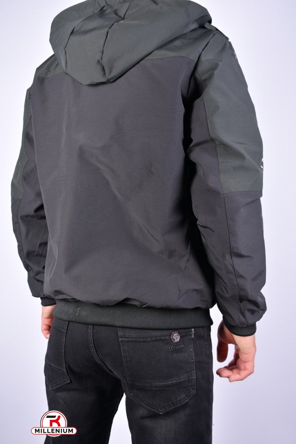 Куртка чоловіча демісезонна (кол. чорний) двох стороння Розміри в наявності : 46, 48 арт.EM2366