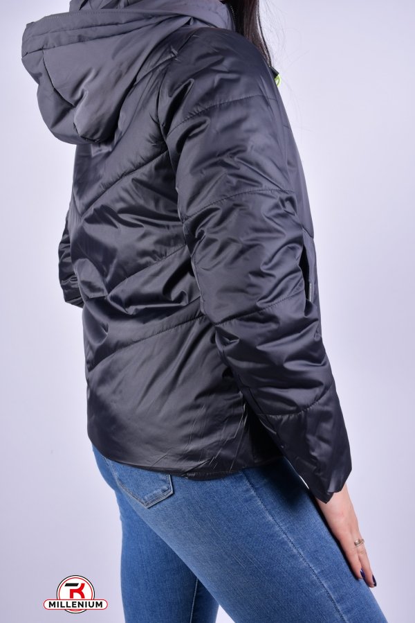Куртка жіноча демісезонна (кол. сірий) болонева DS Розмір в наявності : 48 арт.M21013