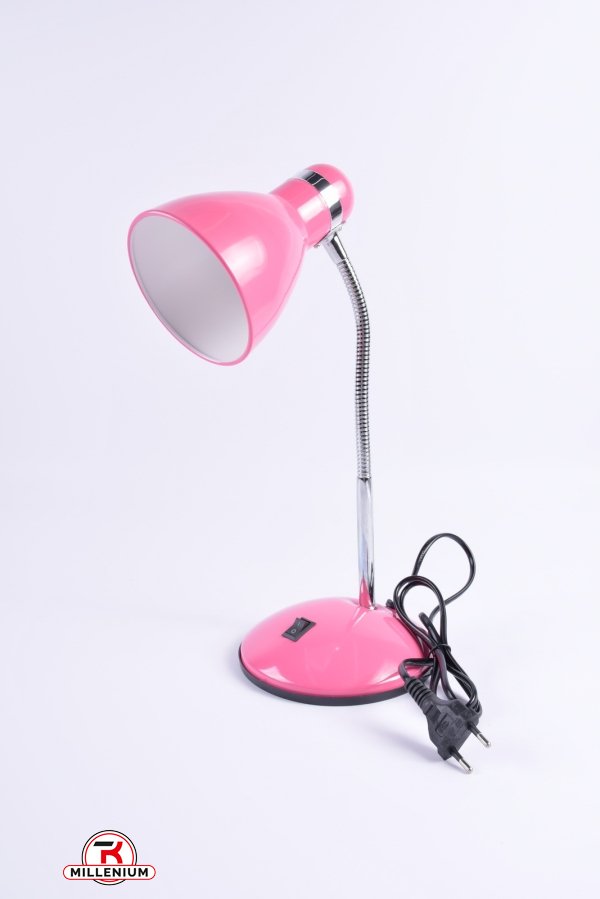 Лампа настольная с подставкой E-27 (цв.розовый) арт.TD003-PK