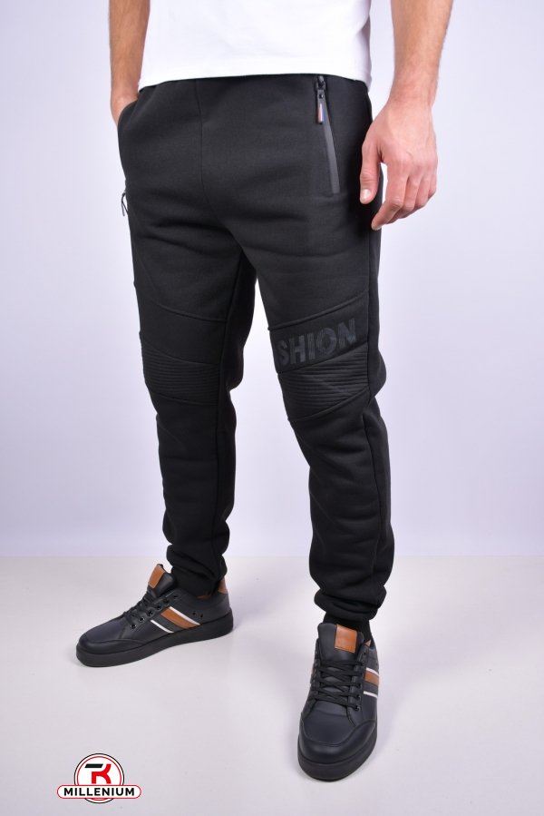 Чоловічі штани (кол. чорний) на флісі "Black Cyclone" Розміри в наявності : 50, 54 арт.WK-2191H